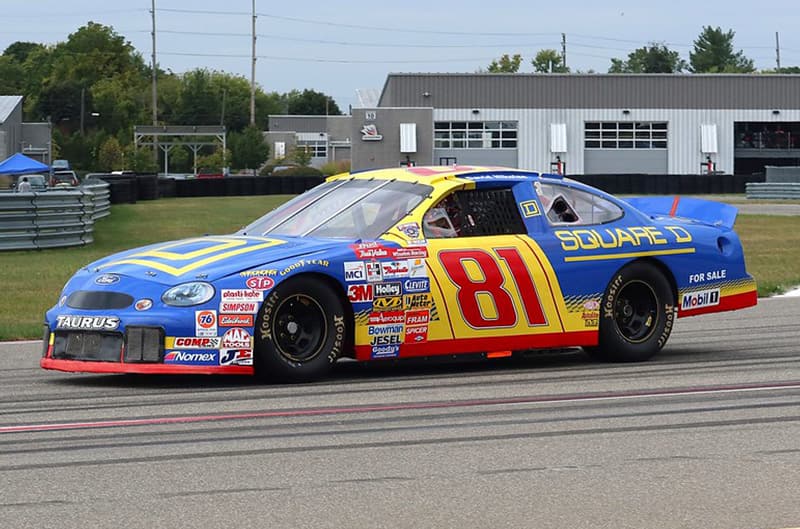 Vintage NASCAR on track at M1 Concourse